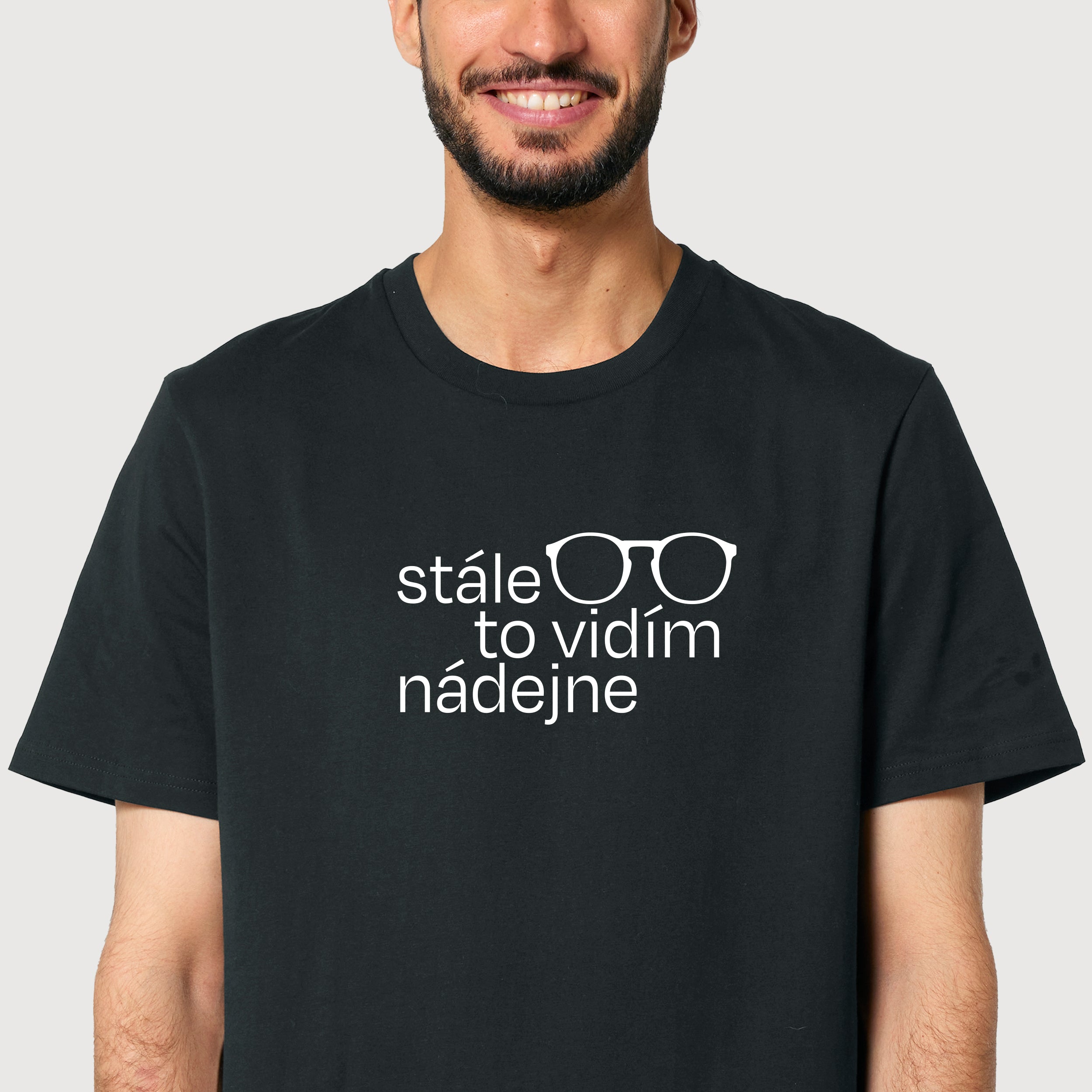 Tričko Stále to vidím nádejne Black