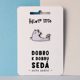 Brošňa Zviera sediace