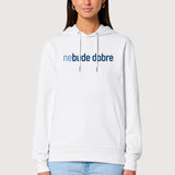 Mikina (ne)bude dobre (nologo) White (Unisex)