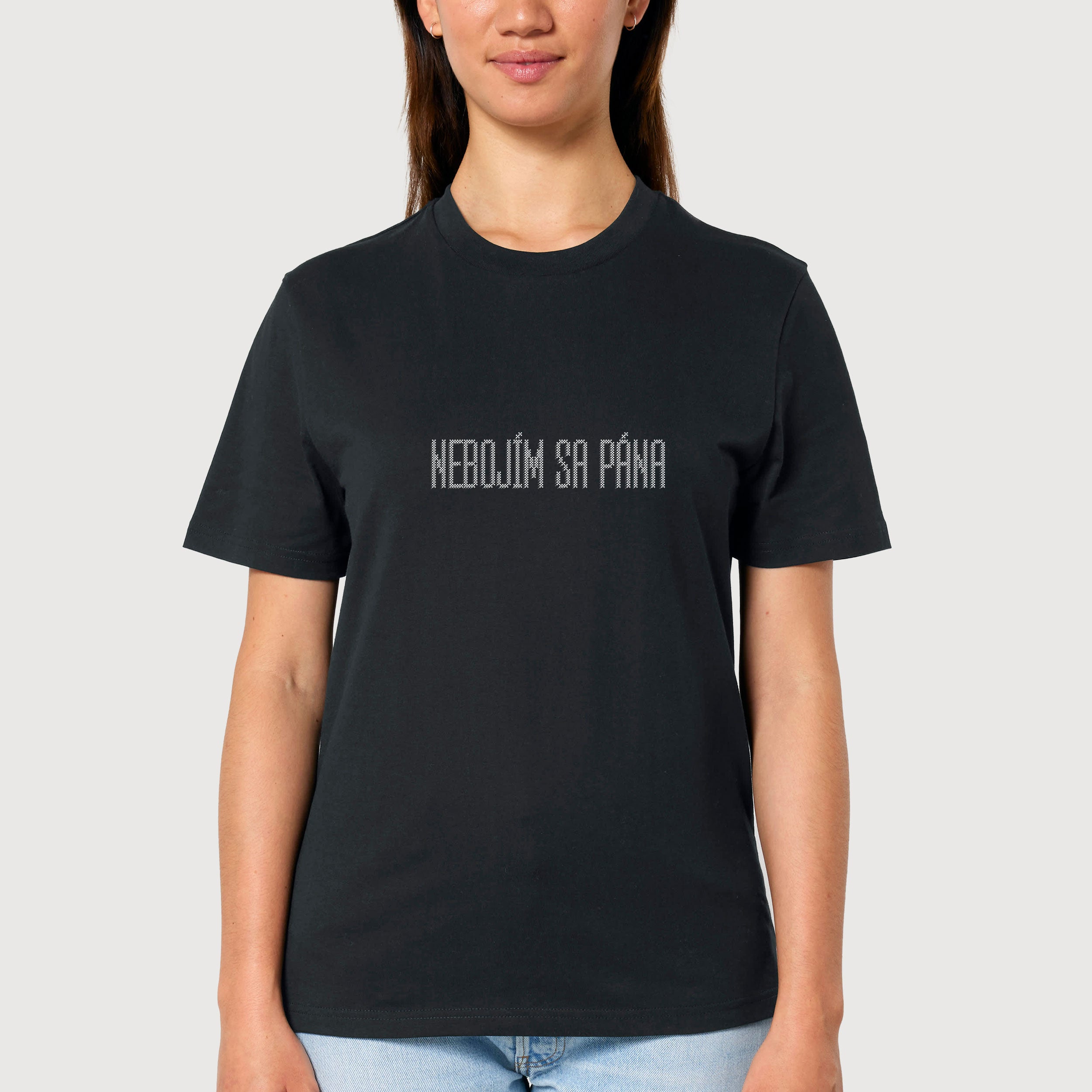 Tričko Nebojím sa pána Black (Unisex)