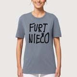 Tričko Furt Niečo Lava Grey (Unisex)