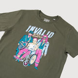 Tričko Invalid Netrep Kokocynas Khaki (Unisex)