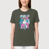 Tričko Invalid Netrep Kokocynas Khaki (Unisex)