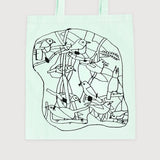 Nákupná taška Voliéra - Pastel mint