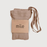 Pančuchy s trakmi – béžovohnedé