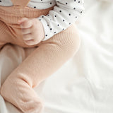 Pančuchy s trakmi – broskyňové