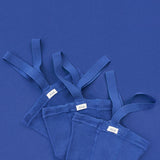 Pančuchy s trakmi – kobaltové