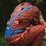 Pančuchy s trakmi – kobaltové