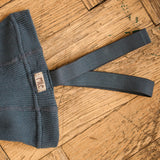 Pančuchy s trakmi – oceľovomodré