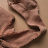 Pančuchy s trakmi – škoricové