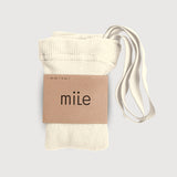 Pančuchy s trakmi – smotanové