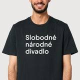 Tričko Slobodné národné divadlo Black