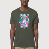 Tričko Invalid Netrep Kokocynas Khaki