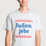 Tričko Ľuďom jebe New Silver