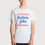 Tričko Ľuďom jebe New Silver