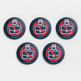 Odznaky Predajná Podržtaška (set 5 ks)