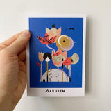 Pohľadnica Ďakujem kvety