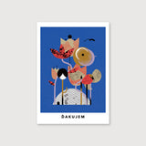 Pohľadnica Ďakujem kvety