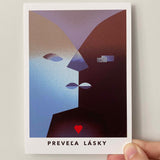 Pohľadnica Preveľa lásky