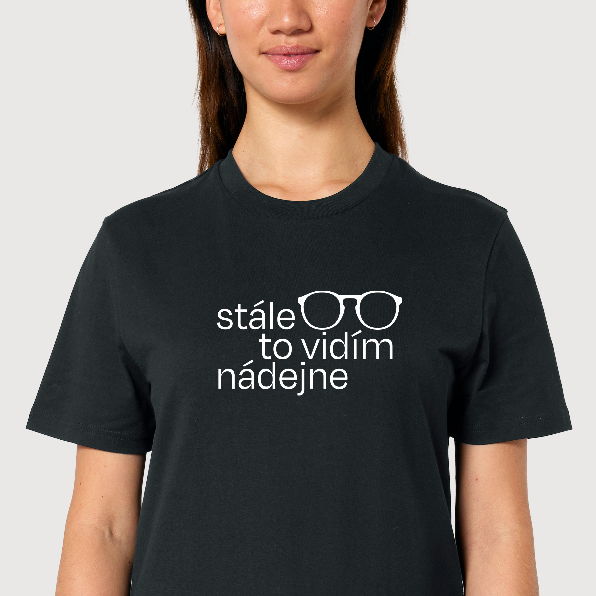 Tričko Stále to vidím nádejne Black (Unisex)