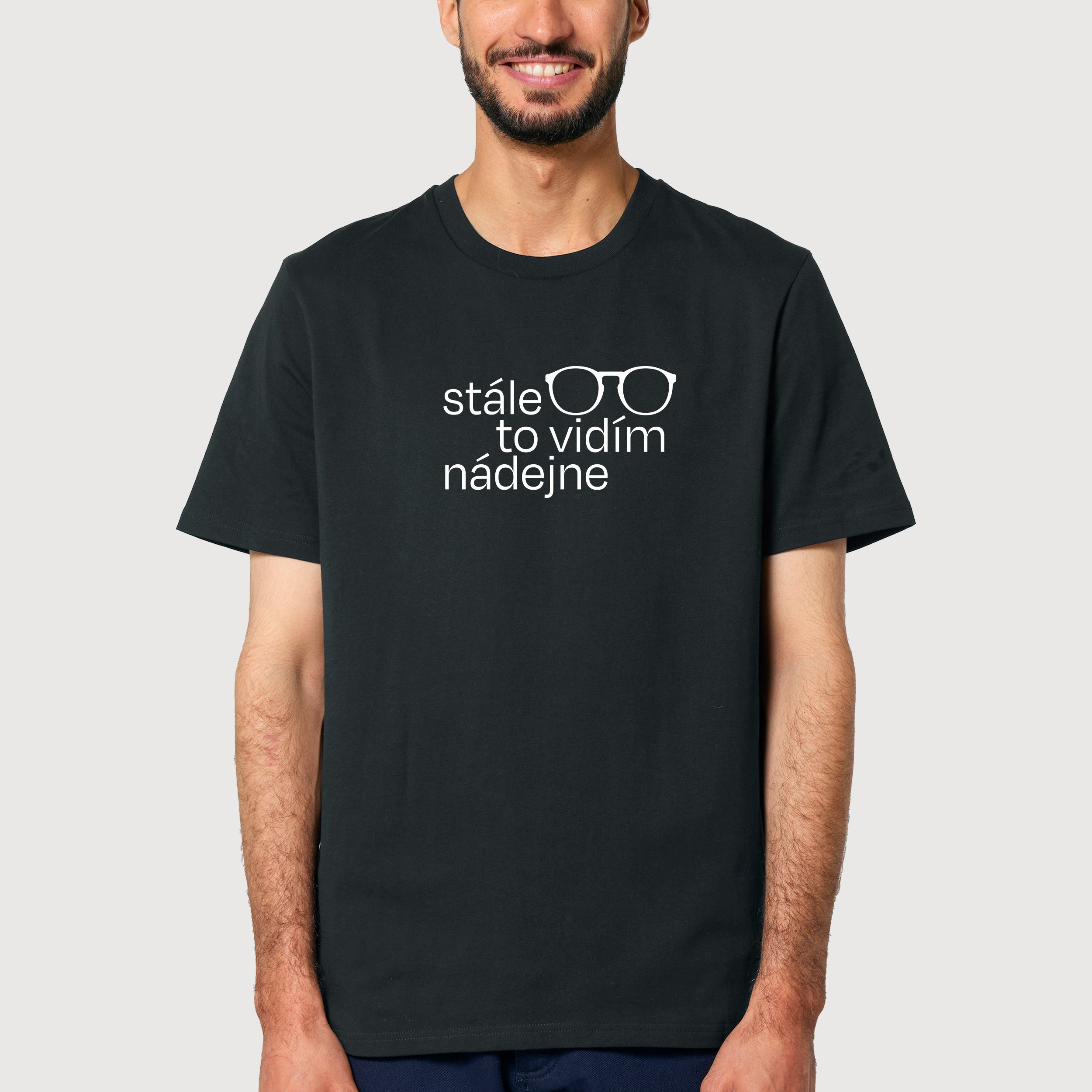 Tričko Stále to vidím nádejne Black