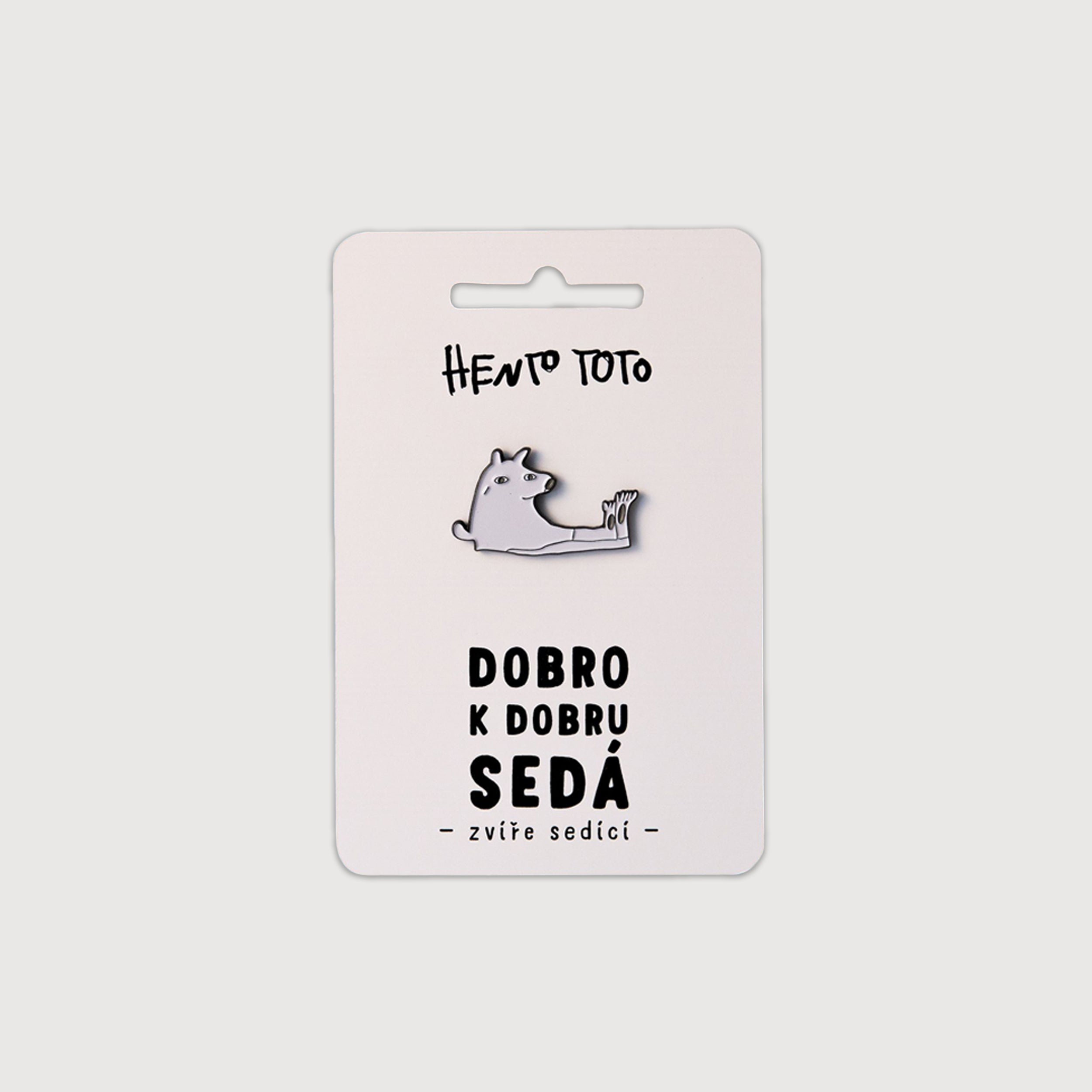 Brošňa Zviera sediace