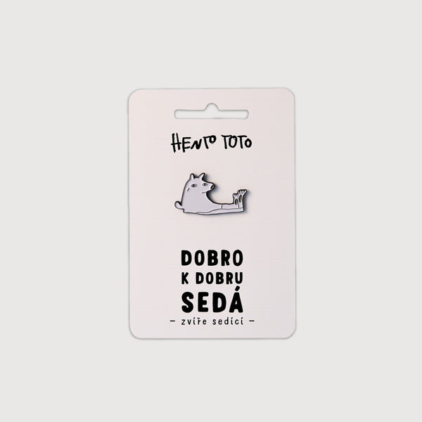 Brošňa Zviera sediace