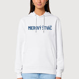 Mikina Mierový štváč White (Unisex)