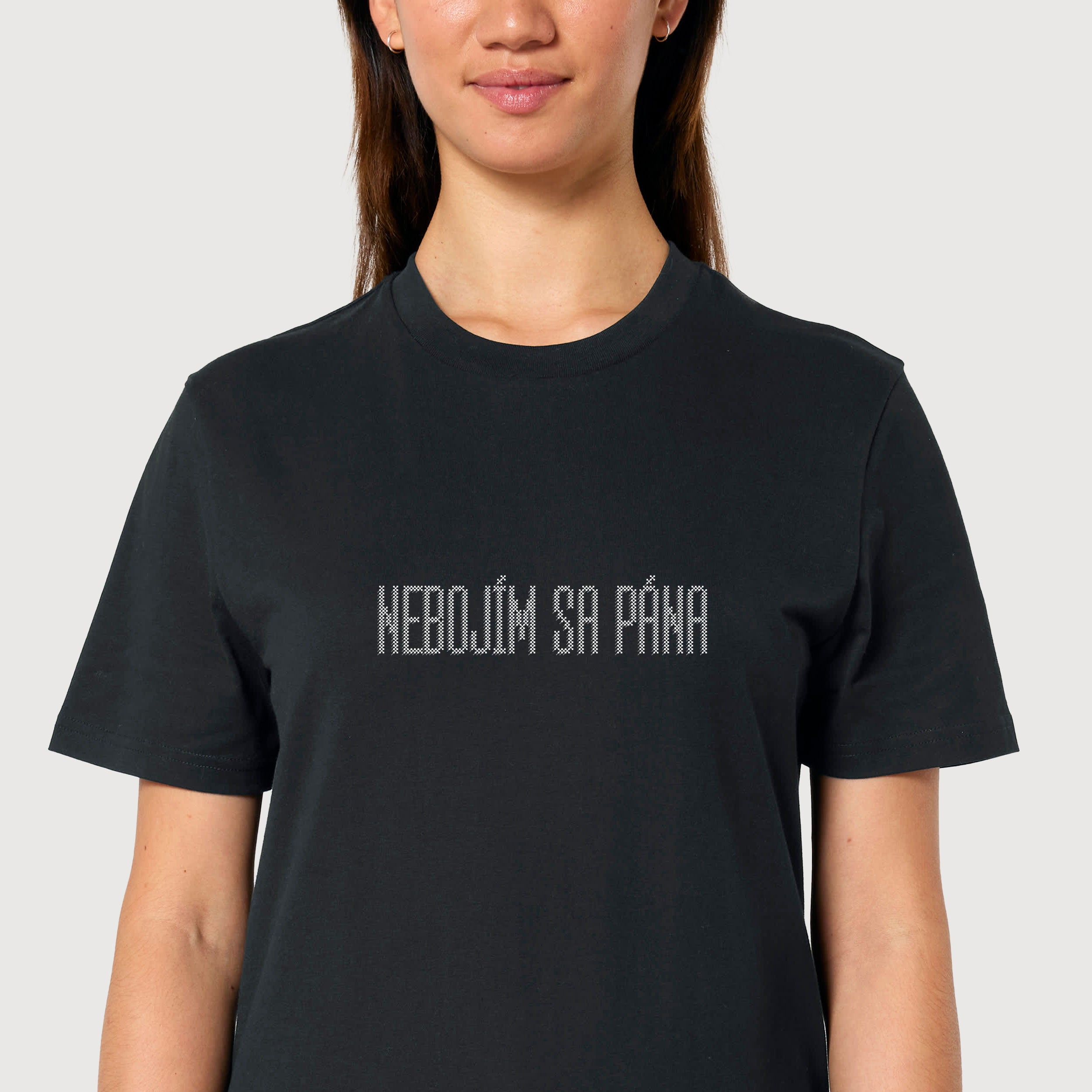 Tričko Nebojím sa pána Black (Unisex)