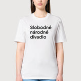 Tričko Slobodné národné divadlo White (Unisex)