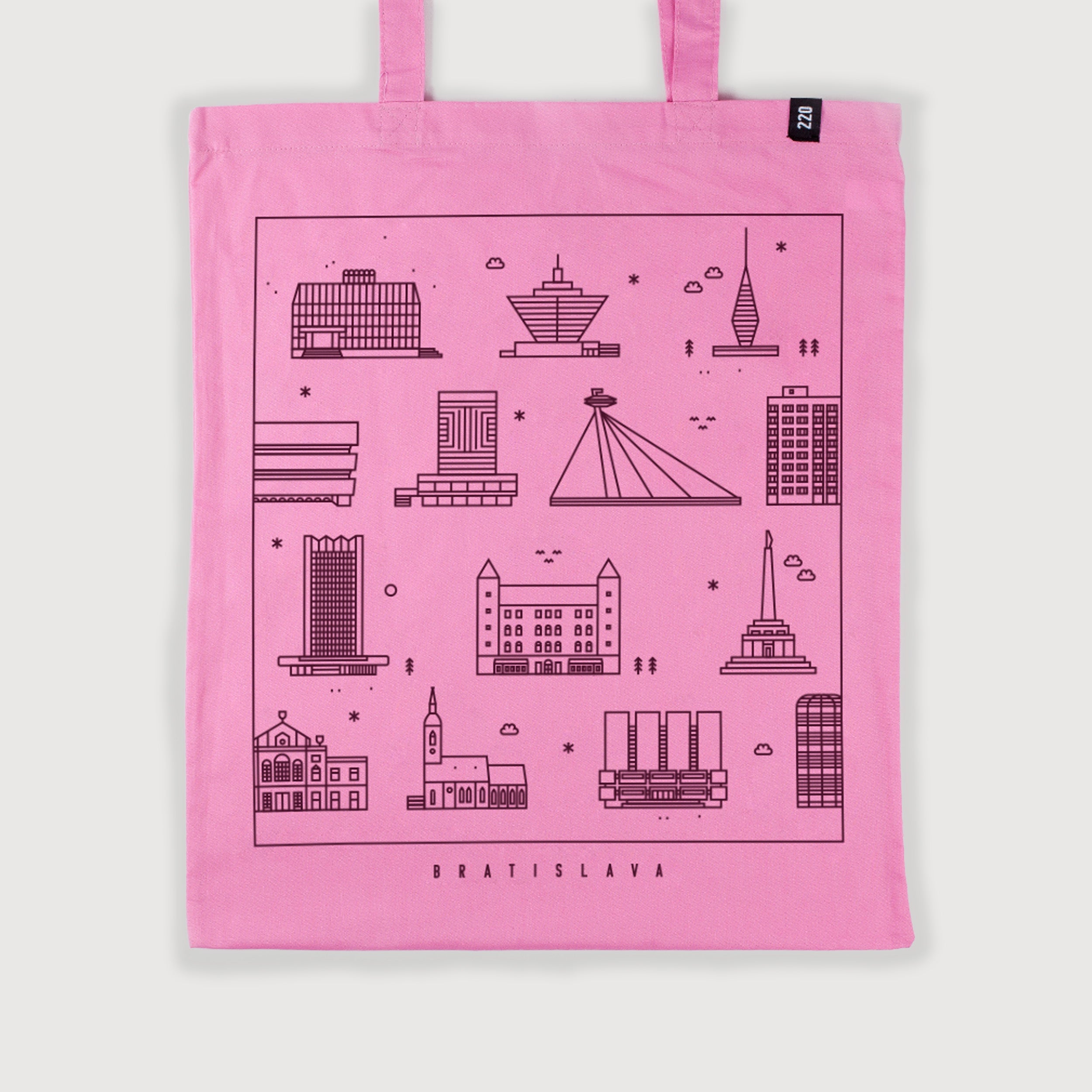 Nákupná taška Planeta 220 Pink
