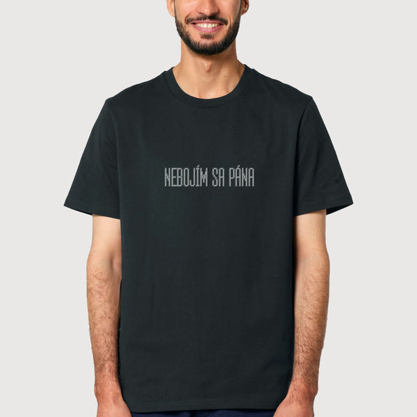 Tričko Nebojím sa pána Black