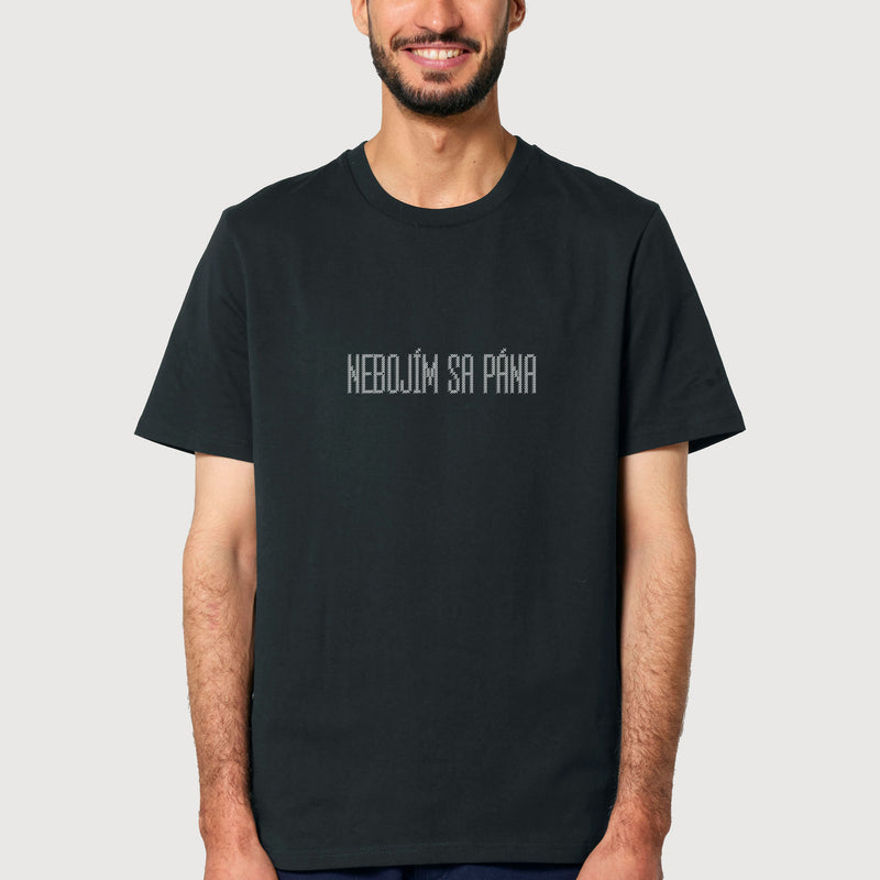 Tričko Nebojím sa pána Black