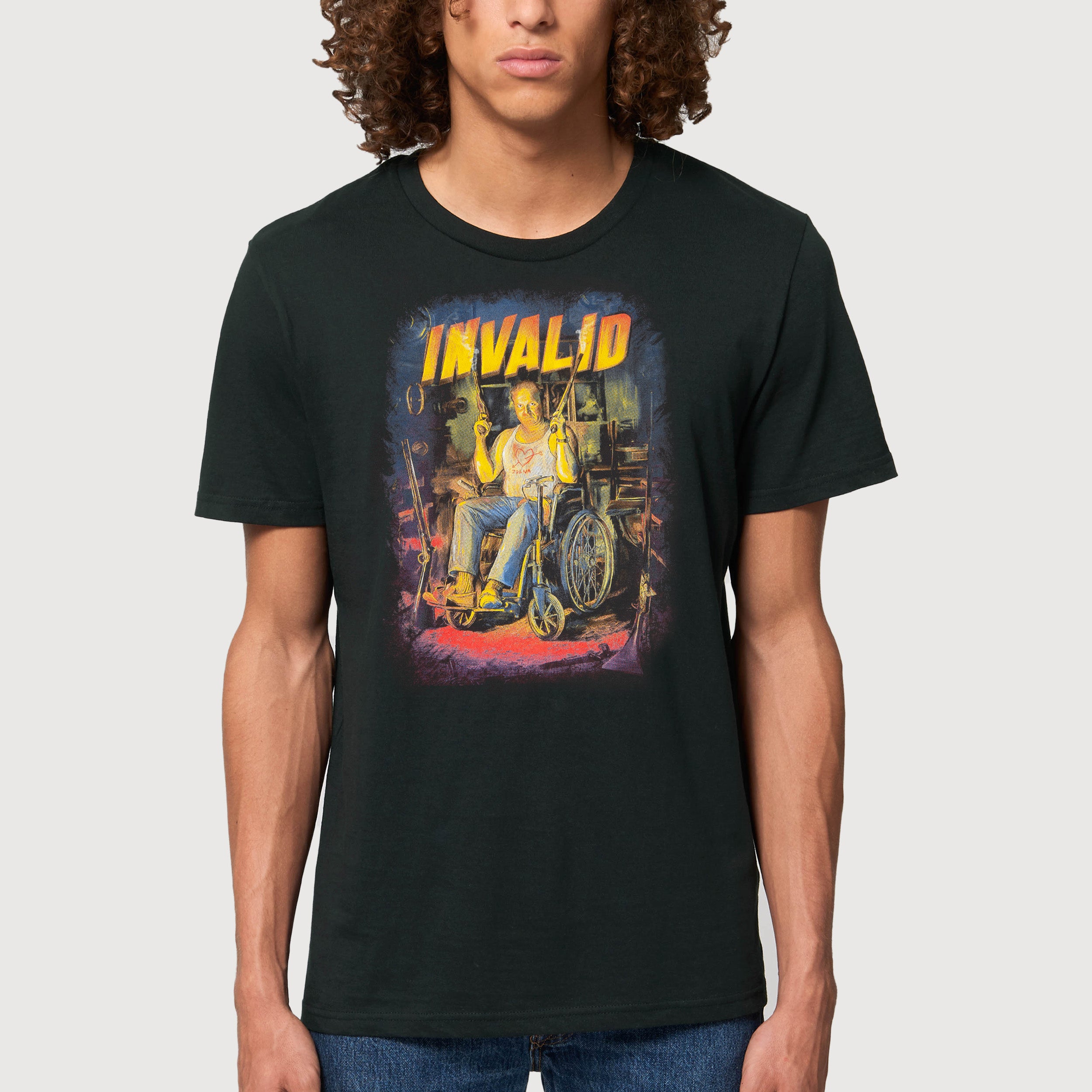 Tričko Invalid Black