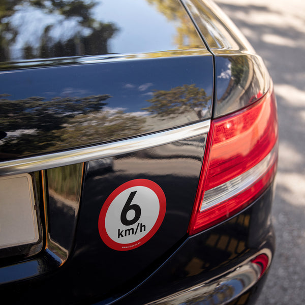Reflexná nálepka 6 Km/h