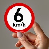 Reflexná nálepka 6 Km/h
